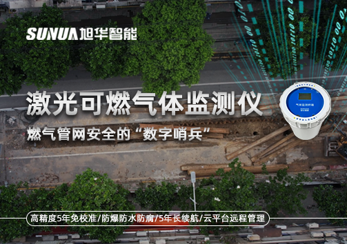 燃气管网安全的“数字哨兵”：激光可燃气体监测仪